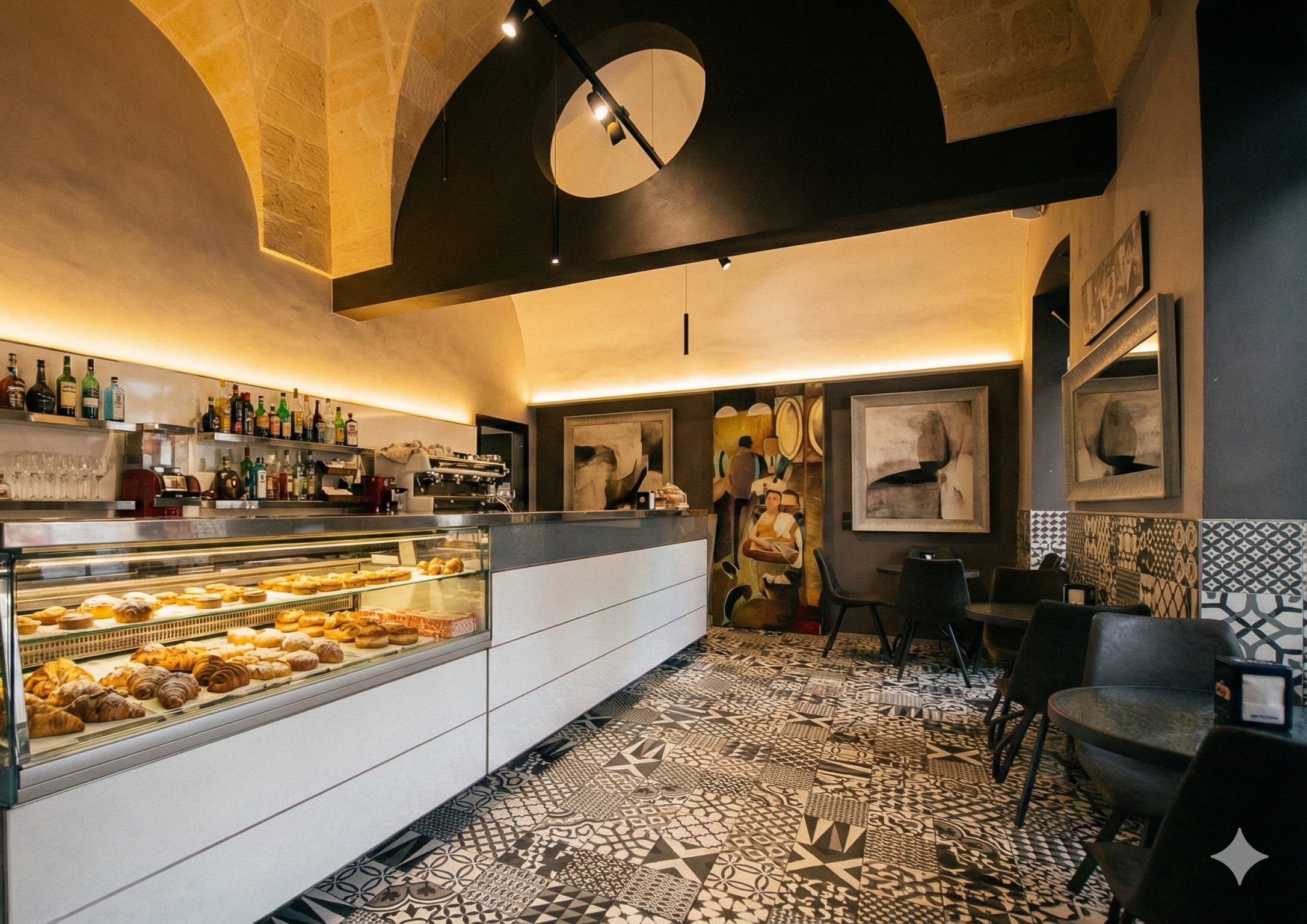 Interni esclusivi Caffè degli Artisti